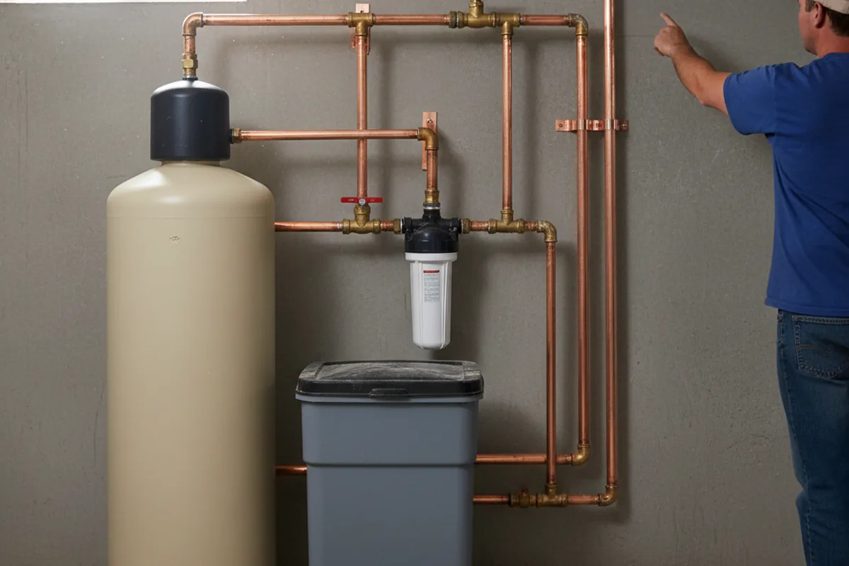 Whole-house water treatment system installed in Cherryville